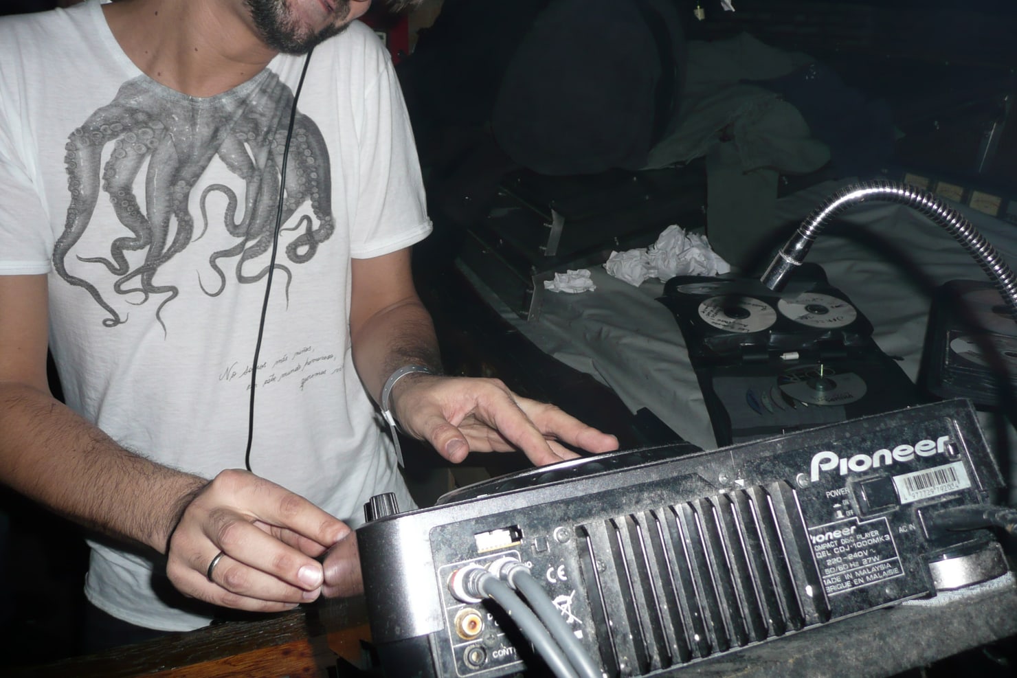 Ricardo Villalobos playing records at fabric in London